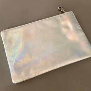 Iridescent Silver Pouch